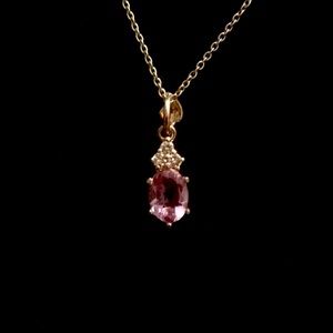 Brand New Fine Sterling Amethyst Necklace